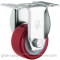 Medium Duty PU Caster (Red) (Flat Surface) (G2202)